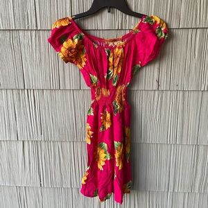 Pink Floral Dress